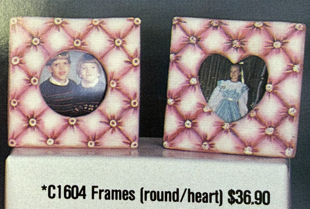 VINTAGE CERAMICHROME CERAMIC MOLD #C-1604 SOF-SCULPT PICTURE FRAME