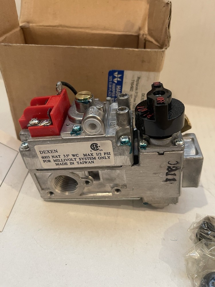 Dexen 6003 Series Replacement Millivolt Valve,