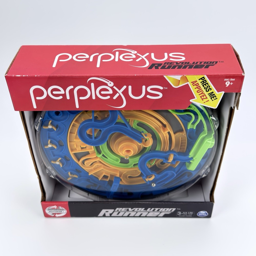 Perplexus Revolution Runner Motorized Perpetual 3D Maze Game Spin Master 9+ New