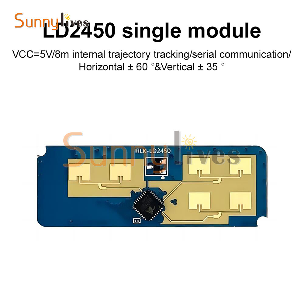 HLK-LD2450 DC5V 24G Human Presence Inductive Radar Sensor Motion Module US