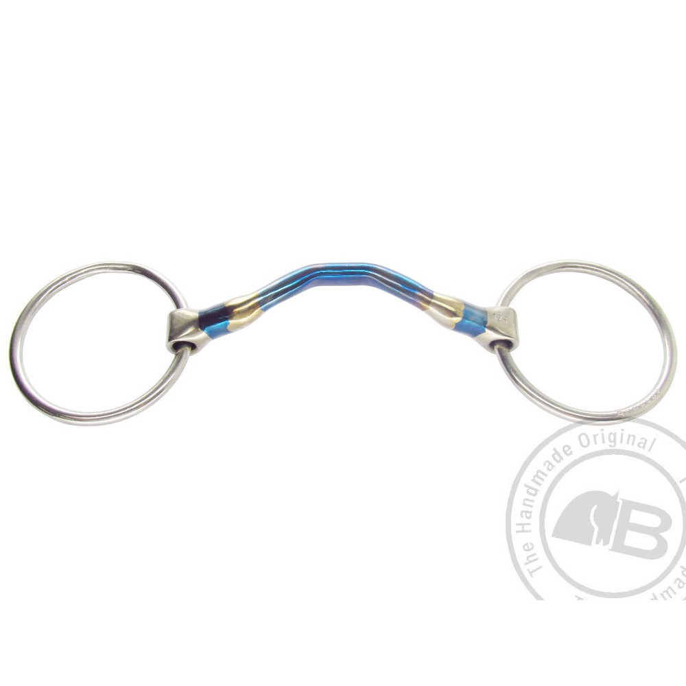 Bombers Loose Ring Happy Tongue Bit - 140mm/5.5"
