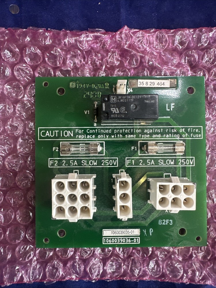 Océ Printer Power Relay Board 1060039036-01 1060039035-01 Pulled Working