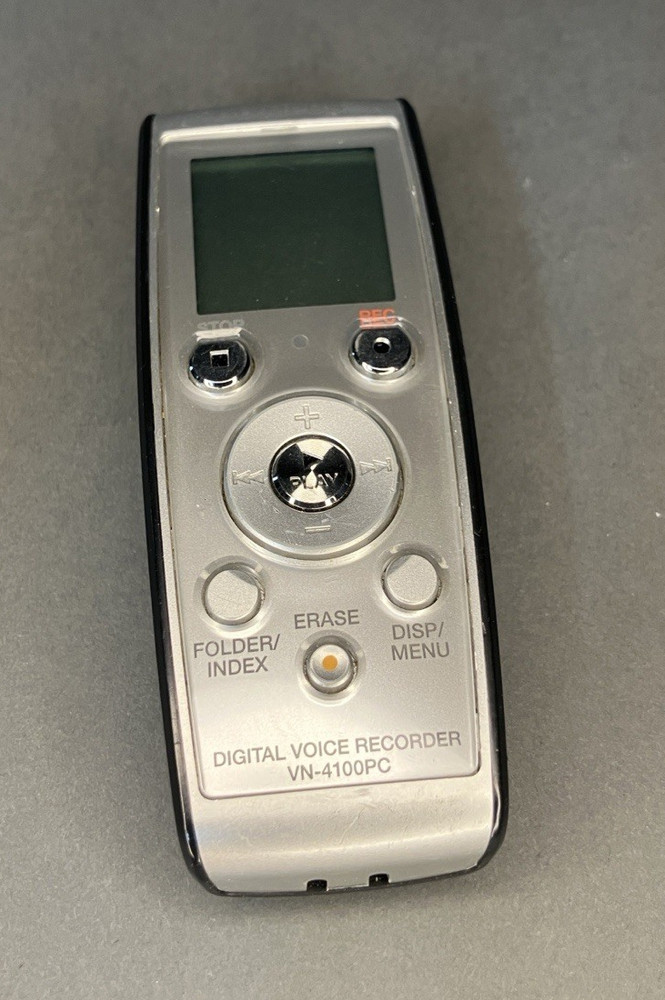 OLYMPUS HANDHELD DIGITAL VOICE RECORDER MODEL VN-4100PC - TESTED WORKING