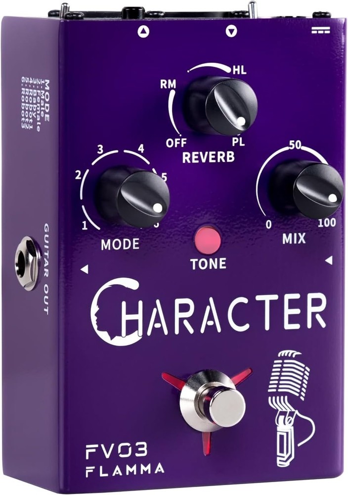 Customizable Vocal Effects Processor with 3 Reverb Options for Enhanced Sound-