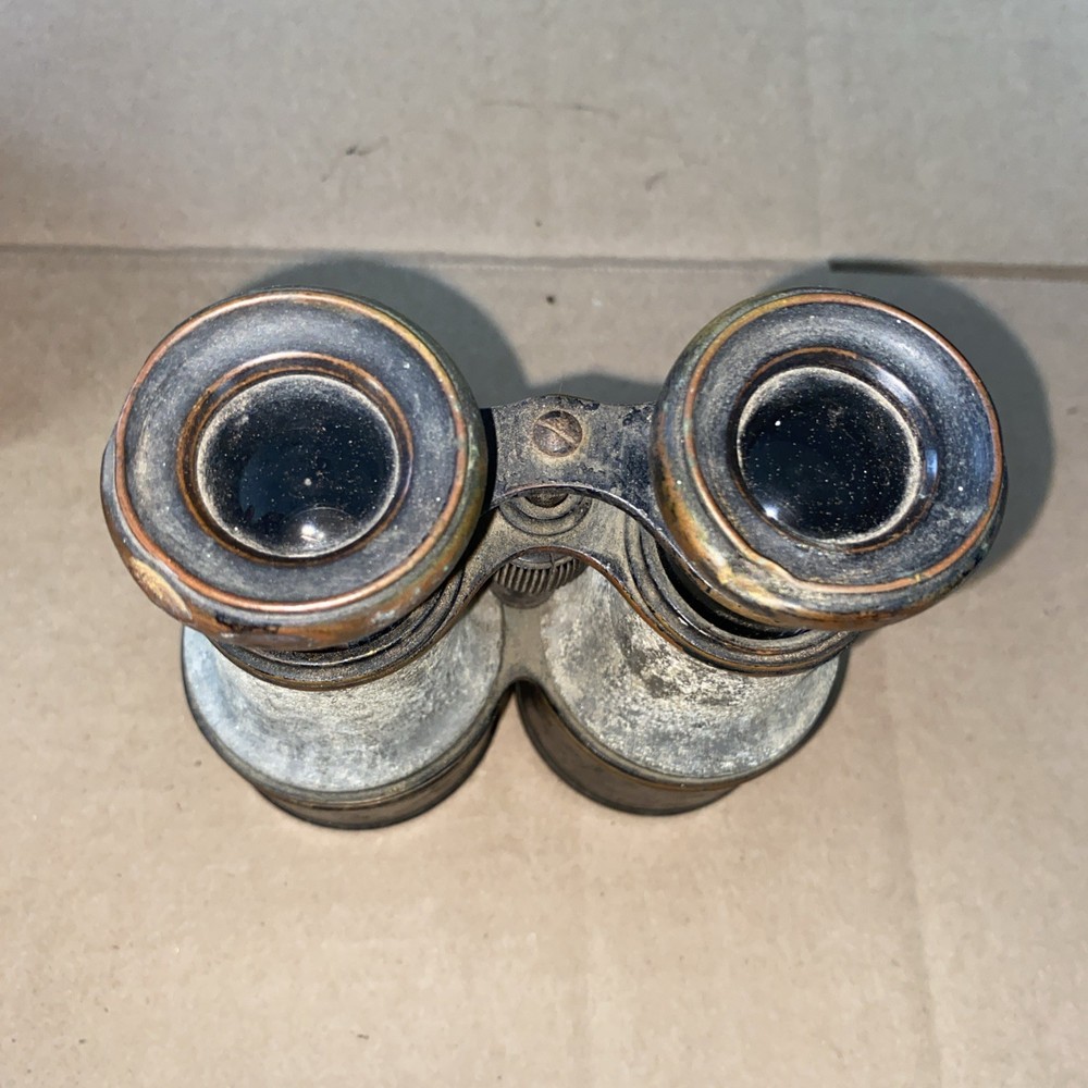 Antique WW1 Era German binoculars W/ Partial Case