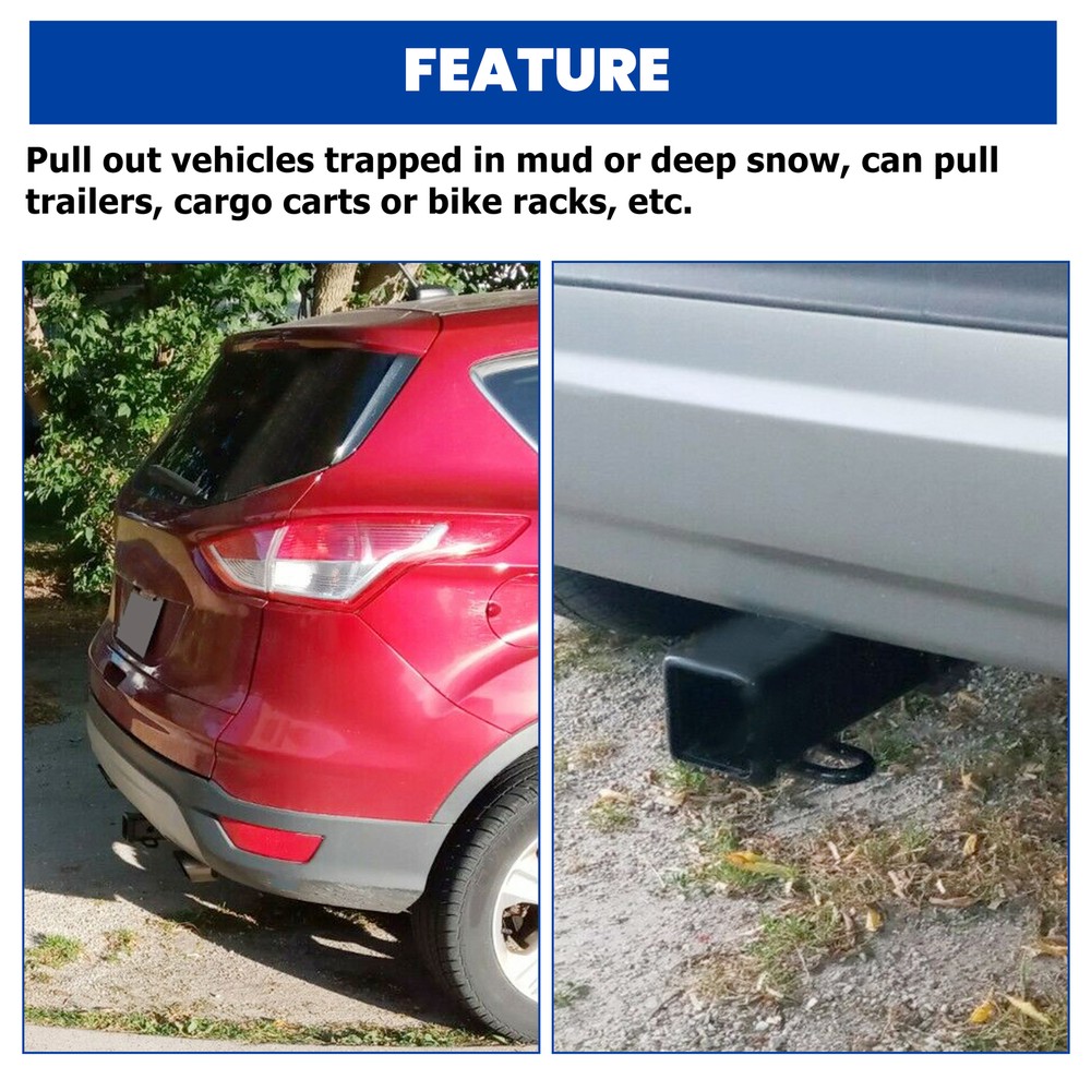 2'' Class 3 Trailer Hitch Receiver For 2013-2019 Ford Escape SEL/SE/S/Titanium