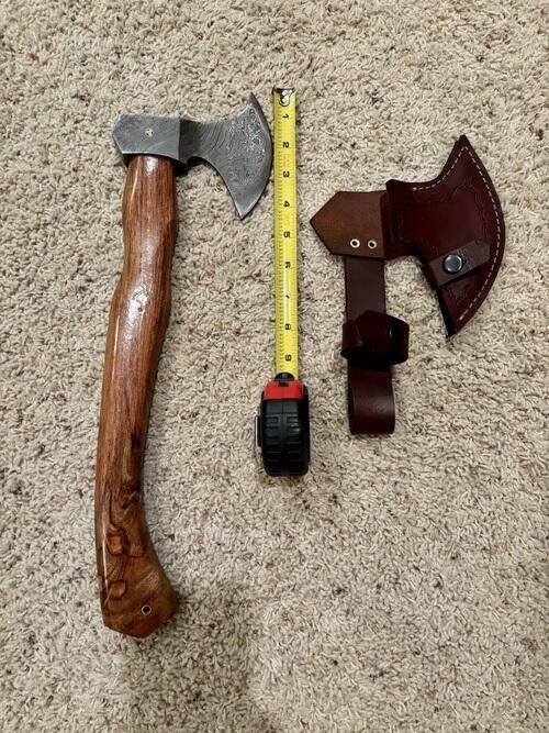 Wood Handle Viking Axe Hatchet