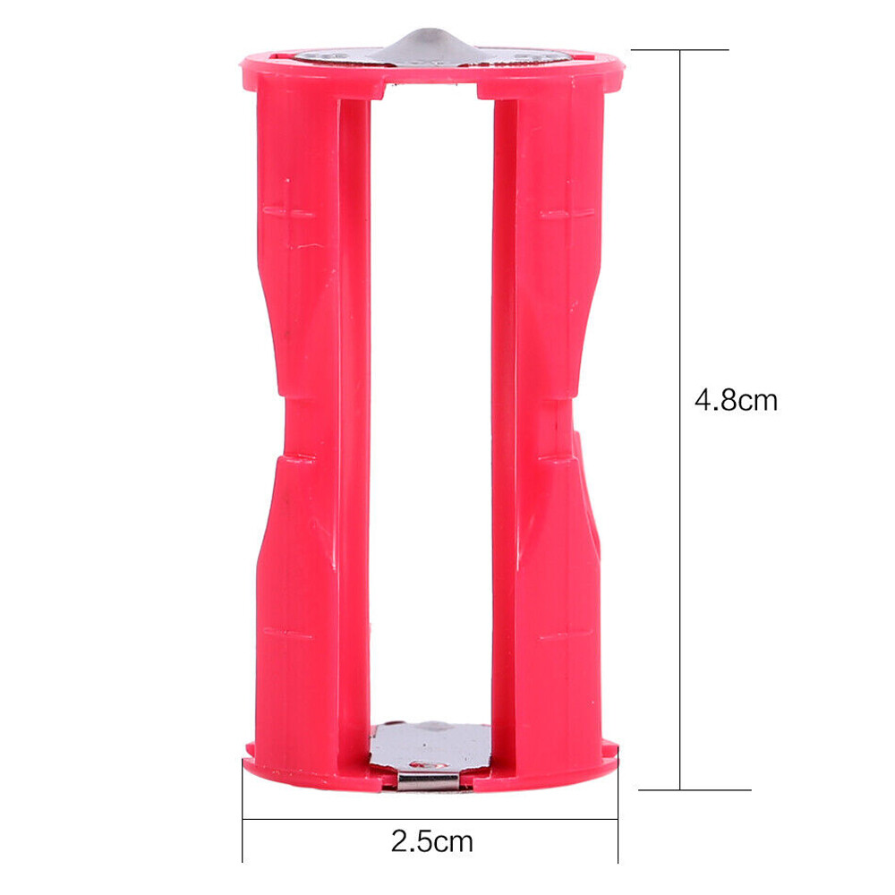 10pc 4AAA To C Size Parallel Battery Convertor Adapter Holder Cases Box Red NGF