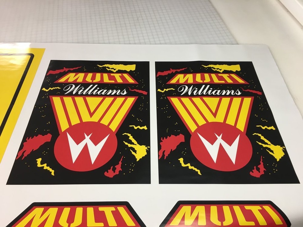 Multi Williams Multicade Side Art (Defender Version) - Arcade Premium 3M Film
