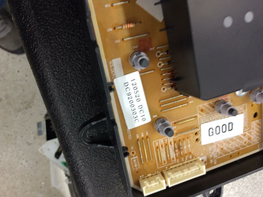 Samsung Washer Interface Control Board part# dc9200303c