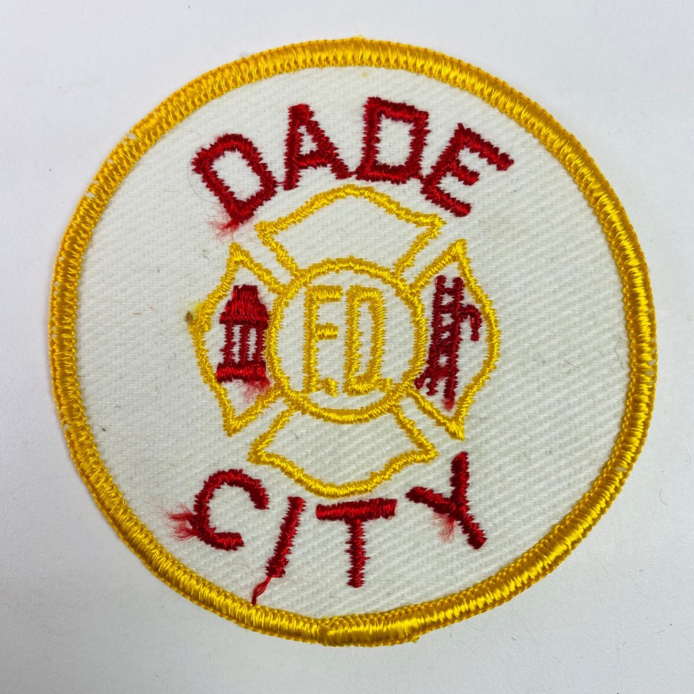 Dade City Fire Florida FL 3" Patch O10