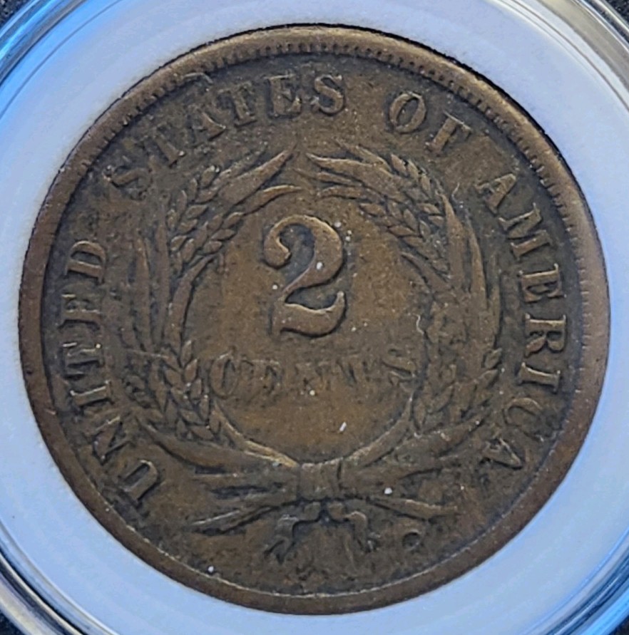1864 Two Cents Large Motto #4101