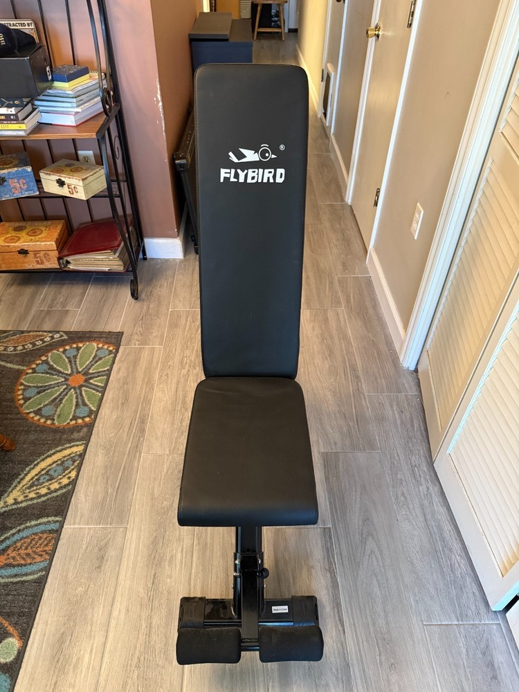 FLYBIRD Adjustable Weight Bench, ASTM-Certified 800LBS Workout Bench Foldable