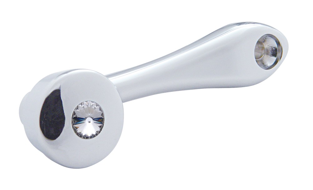 Window Crank With Square Adapter - Clear Diamond