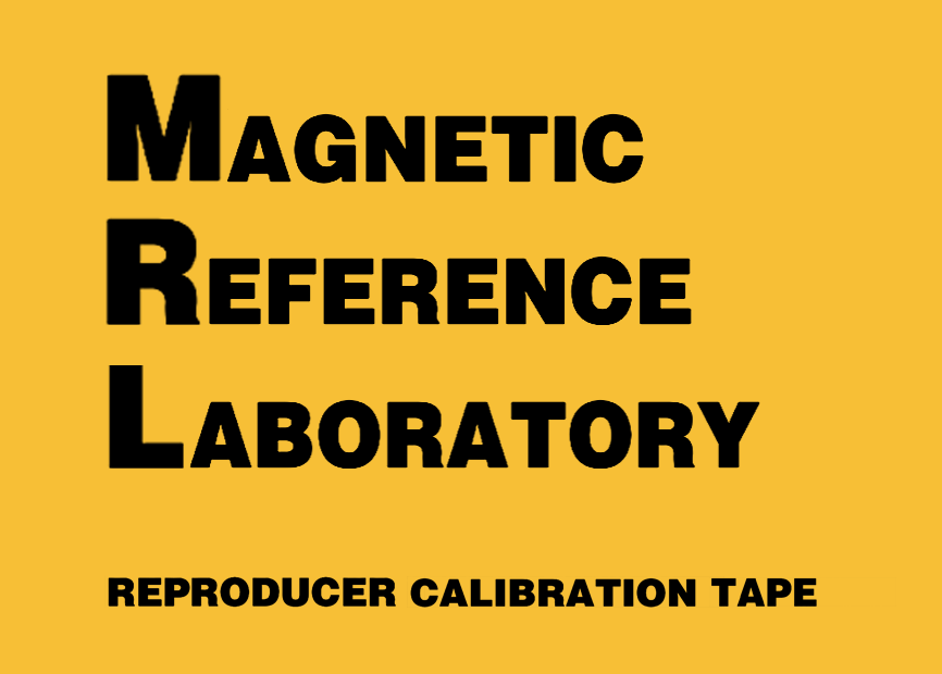 1/4" 15 IPS MRL Four Frequency Calibration Tape