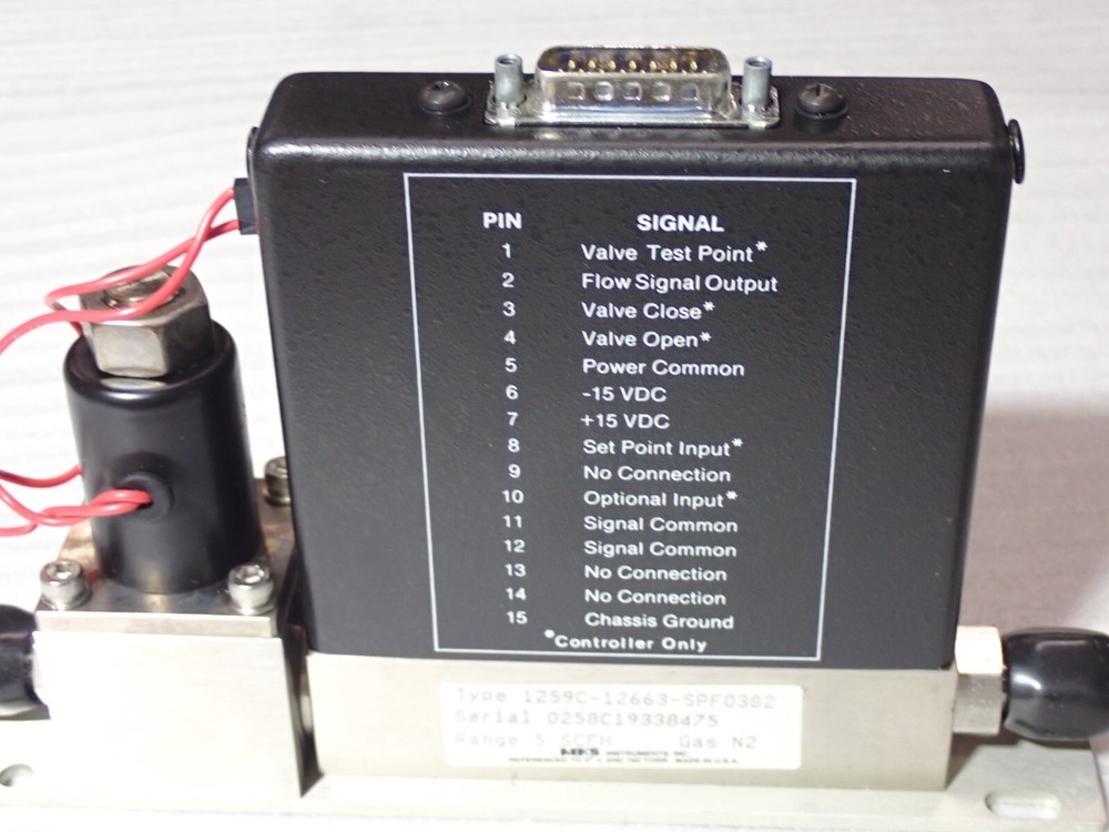 1259C-12663-SPF0382 MKS MASS FLO New