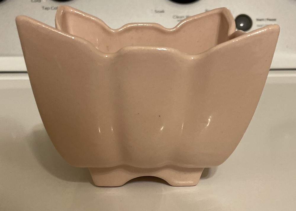 Vintage USA 511 Small Pink Square Planter Candy Dish