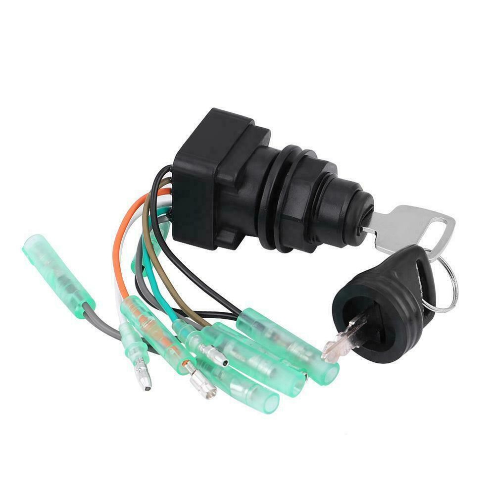 37110-92E01 Outboard Ignition Switch + 2 Keys Assembly Replacement Fit Suzuki