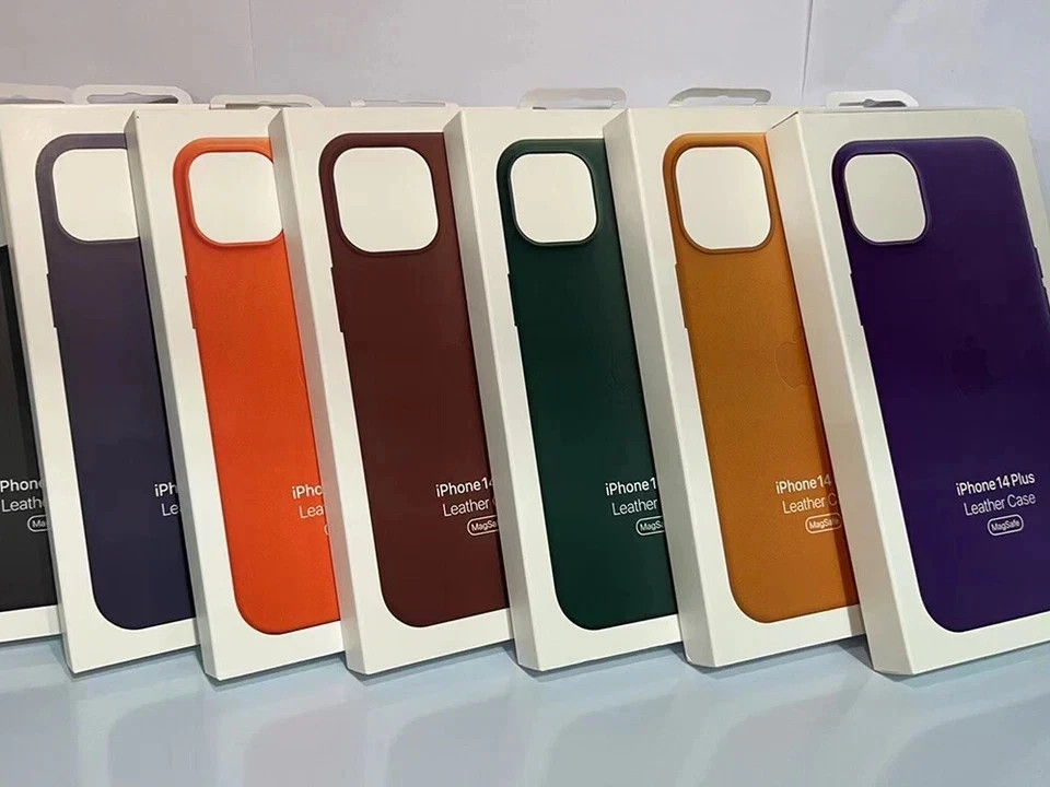 iPhone Leather Case MagSafe for iPhone 14 Pro Max - MagSafe - WITH BOX