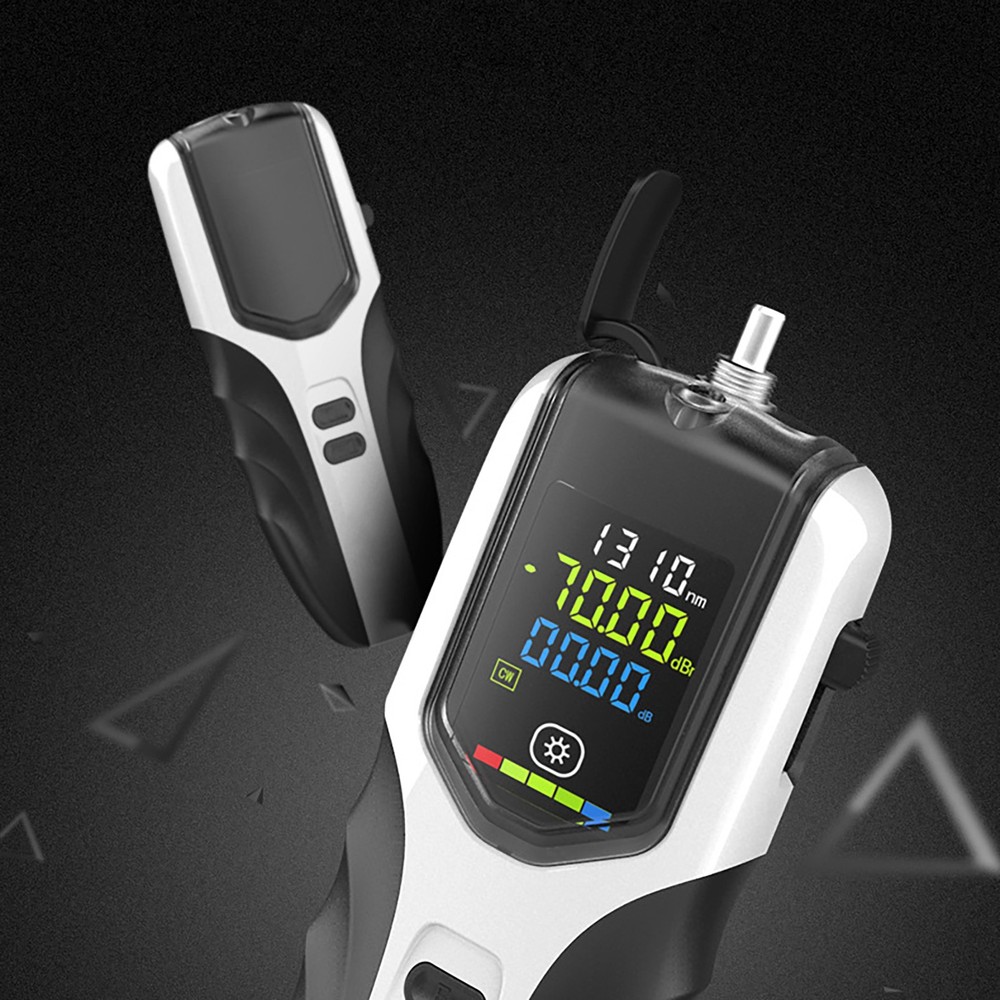 Mini Optical Power Meter ‑50~+26dBm Handheld Fiber Optic Cable Tester Tool