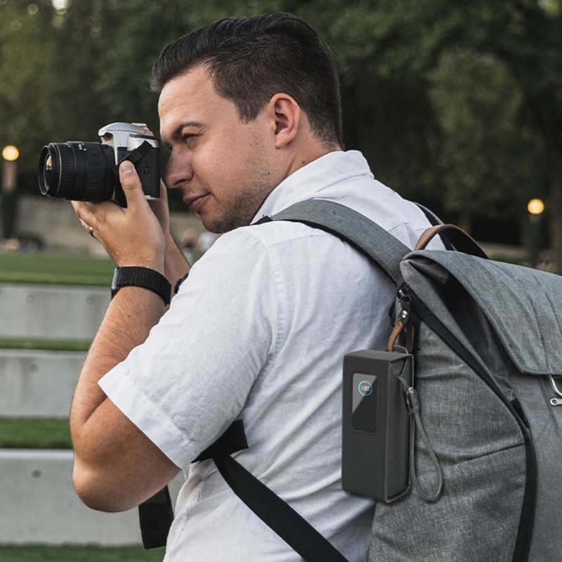 High Capacity Power Source Protective Case With Power Display Window Reinforced