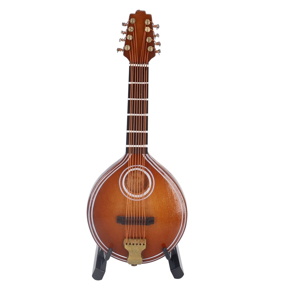 Mini Mandolin Instrument Space Saving Elegant Handmade 8 Strings Mandolin Mo NY9