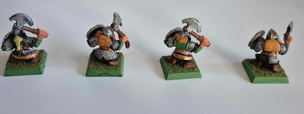 Warhammer Dwarf unit, painted