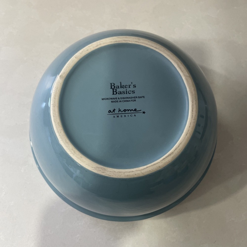 Bakers Basic Sugar Ceramic Mixing Bowl At Home America 8” Round Replacement