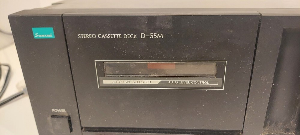 SANSUI D-55M Stereo Cassette Deck Needs Belts