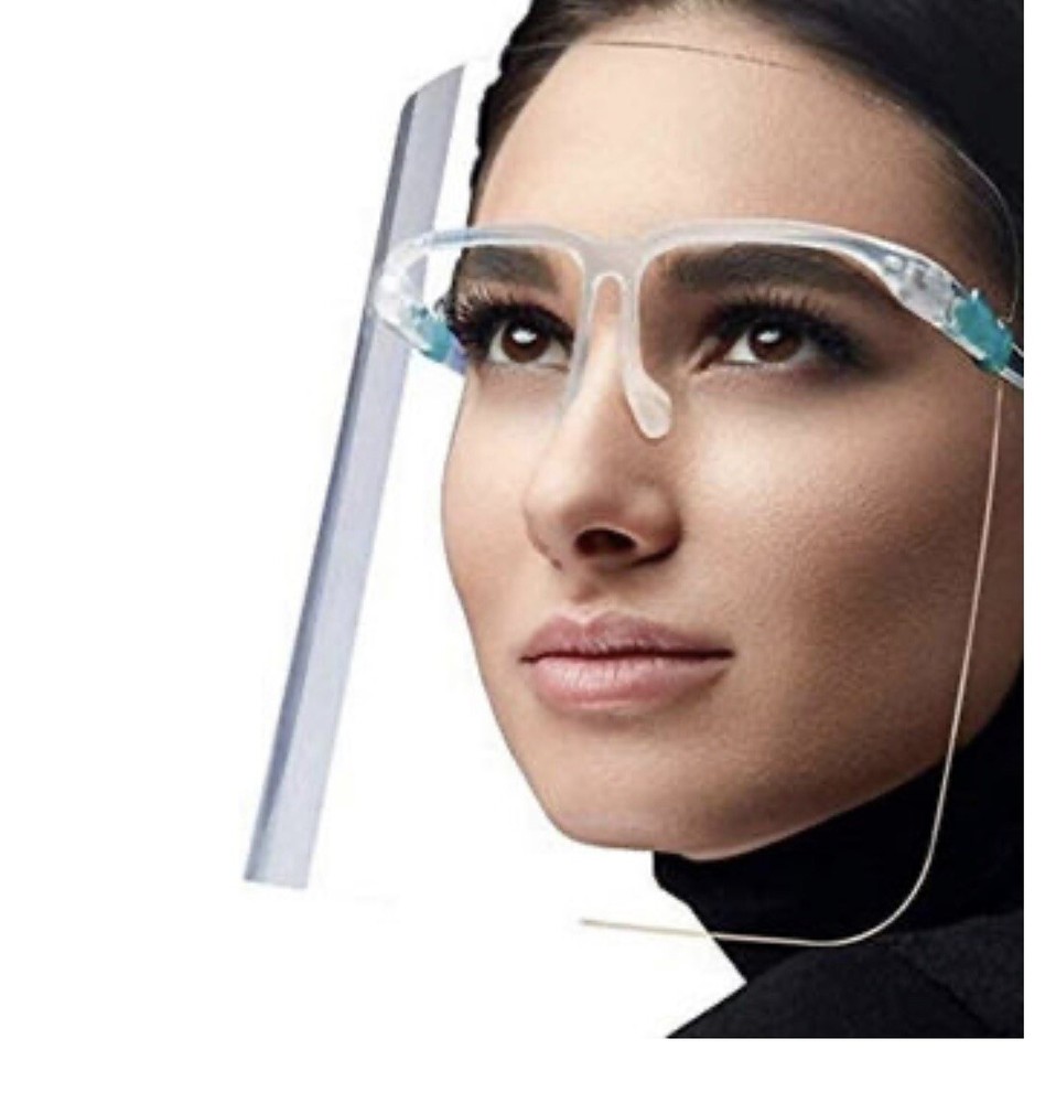 FACE SHIELD MASK • PERSONALIZED WITH MONOGRAM DECAL • CUSTOM & MADE TO ORDER