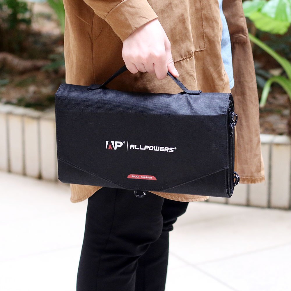 Allpowers 100W Mono Portable Solar Charger Foldable Solar Panel Kits Refurbished