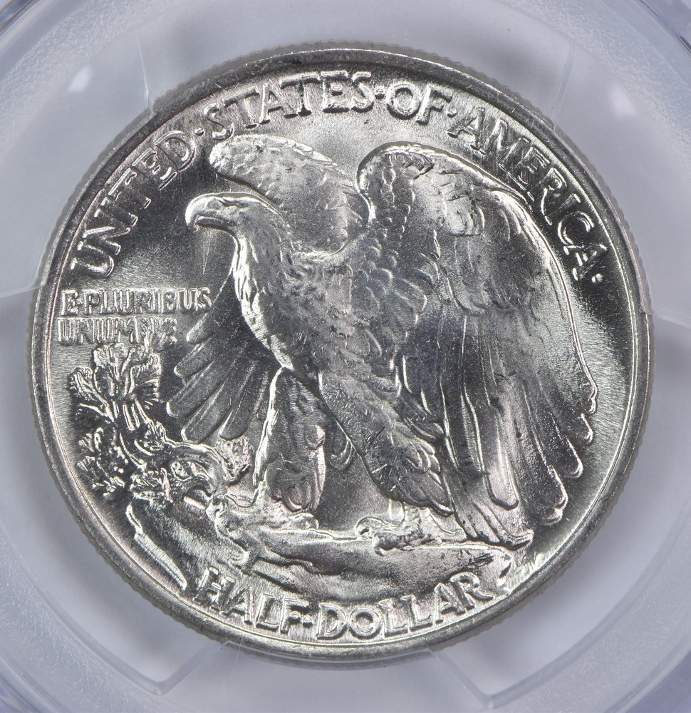 1947 Walking Liberty Half Dollar Boston Collection MS64 PCGS