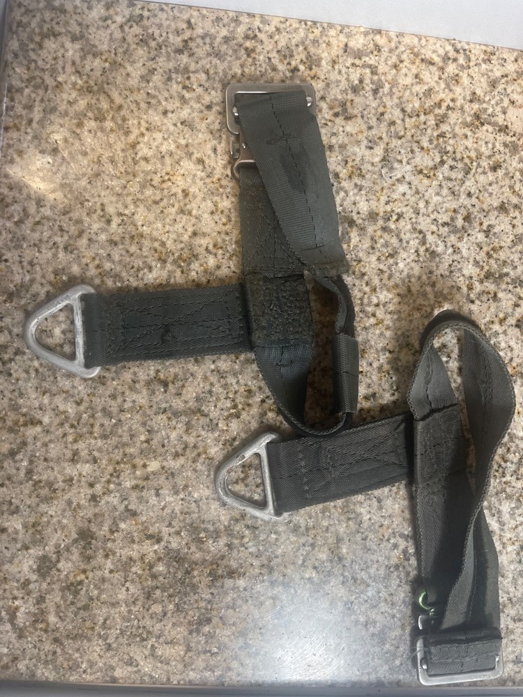 US Navy F-4 Phantom Ejection Seat Pilot's Leg Garters