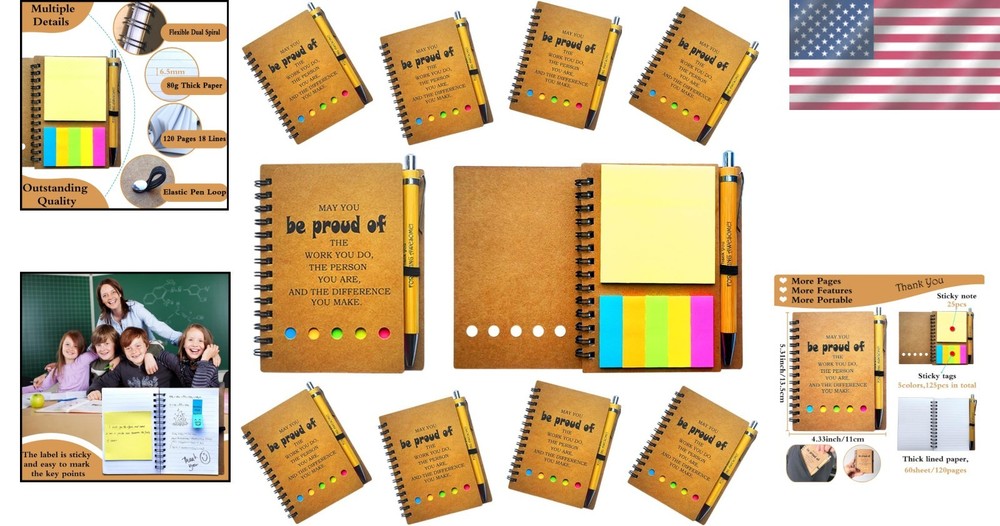 Compact Inspirational Notebook Collection
