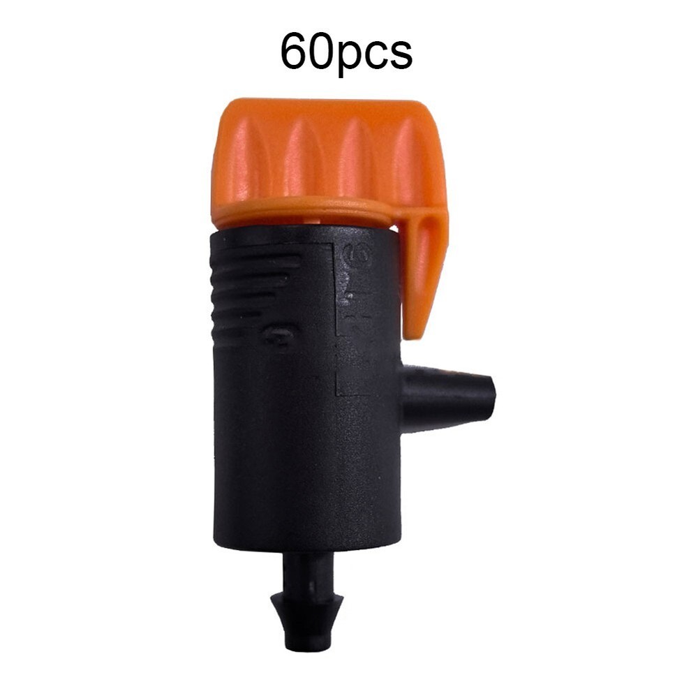 Adjustable Drip Head Efficient Water Distribution 60PC Water Drip Heads