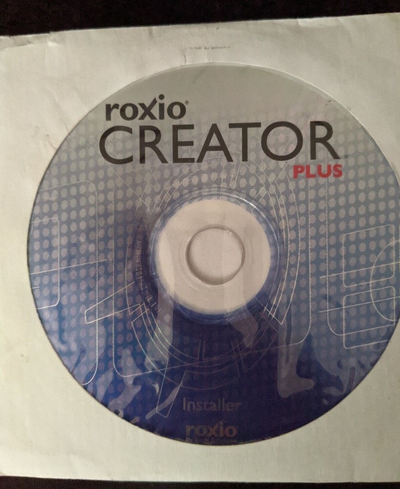 BRAND NEW SEALED ROXIO CREATOR PLUS INSTALLER DISC DISK
