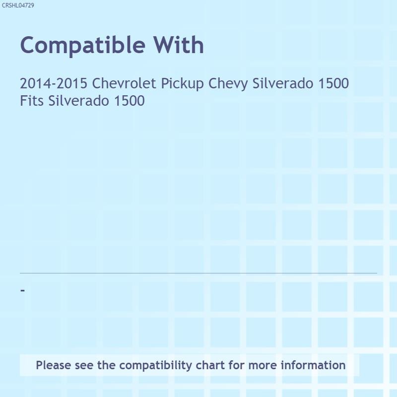 Replacement Polypropylene Driver Side Fog Light Bracket (See Compatible Chart)