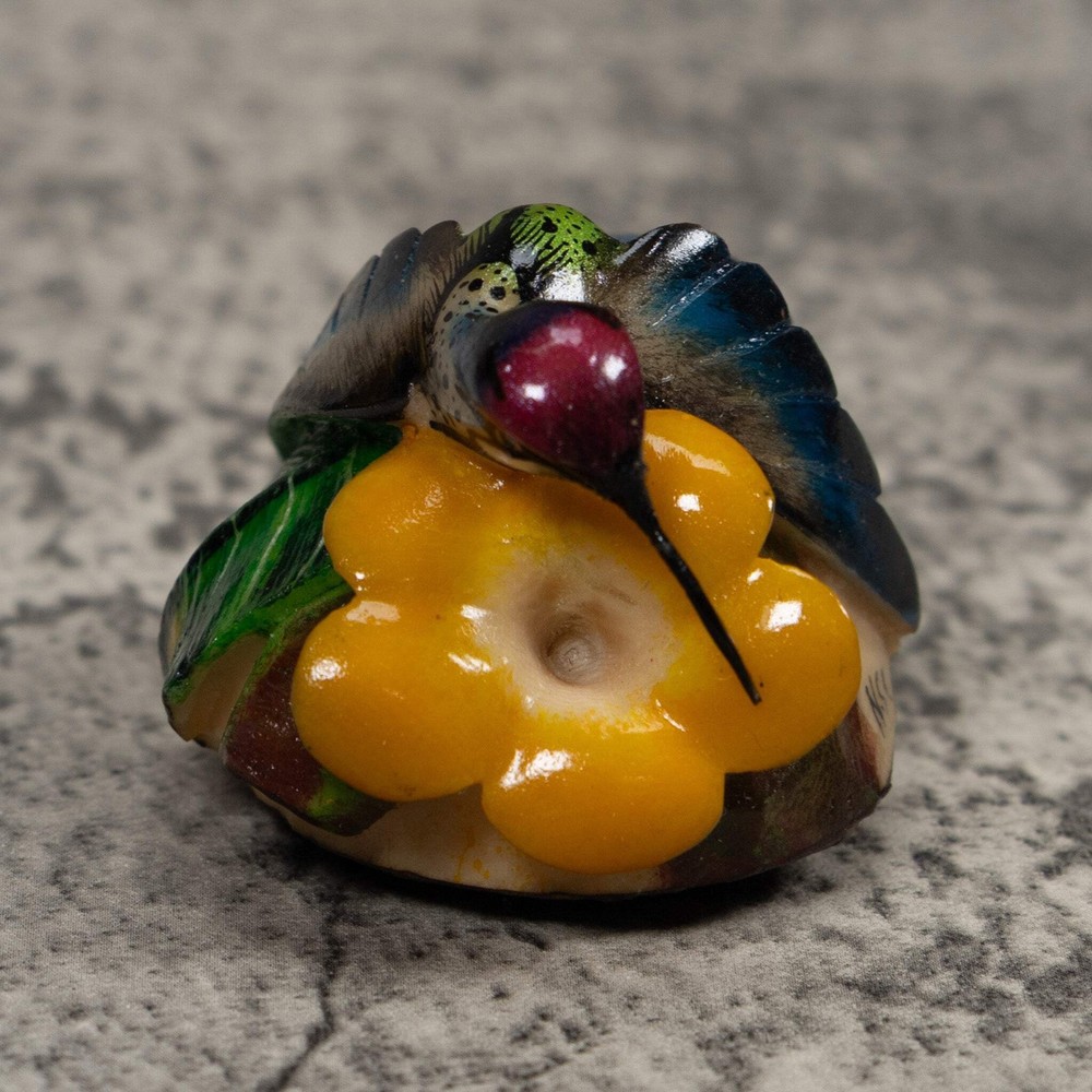 Hummingbird Tagua Carving