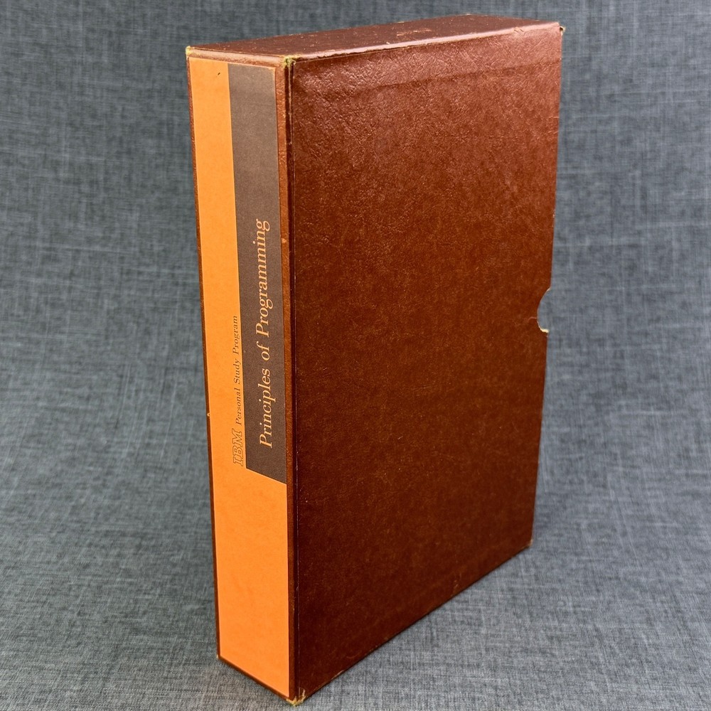1961 IBM Principles of Programming 12 Book Set Personal Study Program Vintage