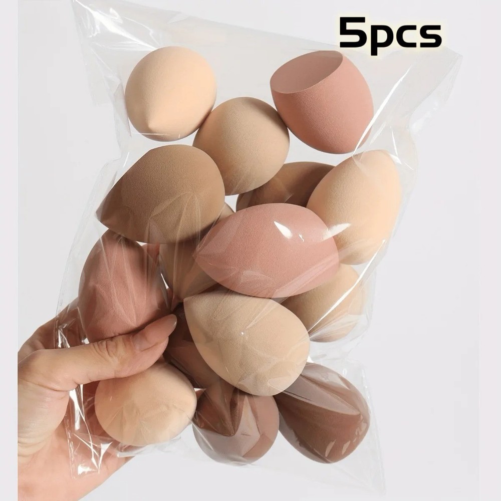 5 Pack Beauty Makeup Applicator Foundation Blender Buffer Sponge Flawless Smooth