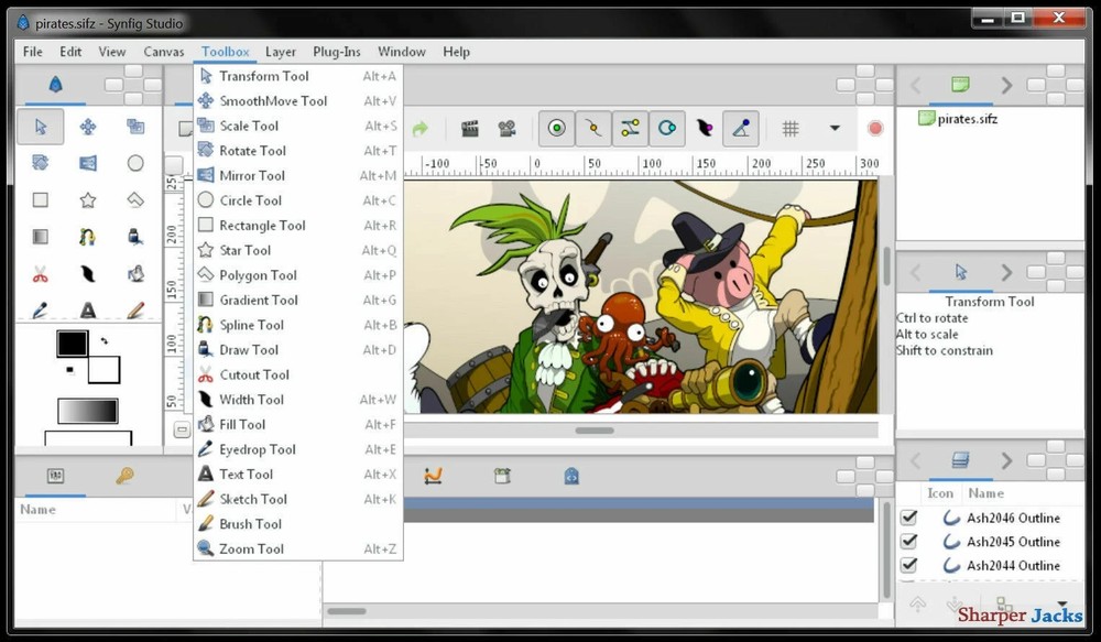 Synfig Studio Professional 2D Animation Software 2026 For Windows & Mac OS USB
