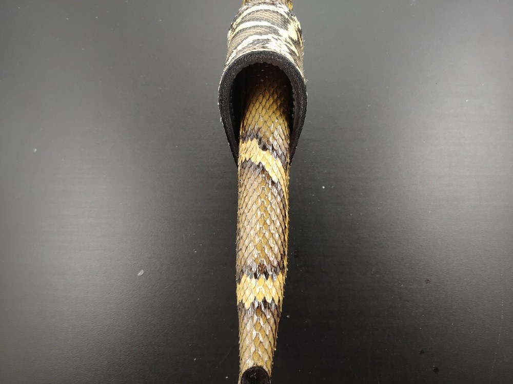 ESEE 3 RC 3 CROSS DRAW Hunting SHEATH BURMESE PYTHON snake skin HANDMADE SHEATH