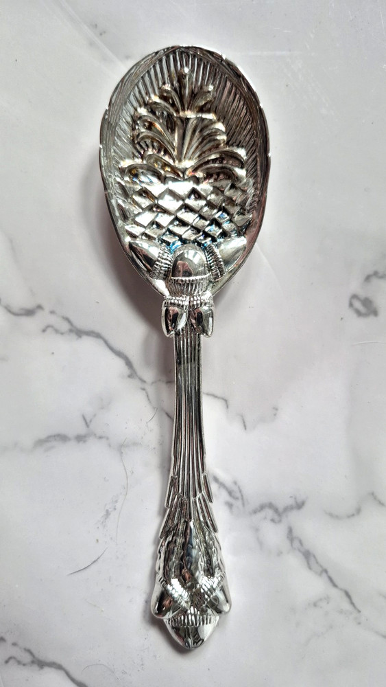 International Silver Co. Pineapple Design Serving Spoon - Silver Plated - New
