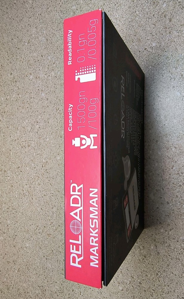 RELOADR Marksman Digital Reloading Scale - (100G X 0.005G, 1500 gr) NEW in BOX!