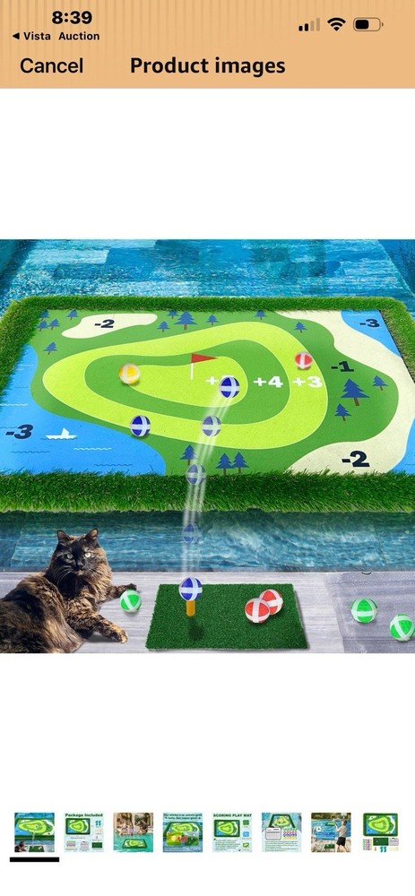 Cupohus Floating Golf Green for Pool,Golf Putting Green for Pool Set Includes...