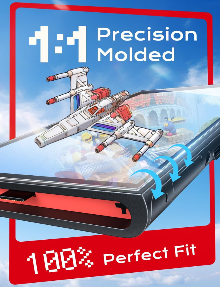 MAGIC JOHN 2 Pack for Nintendo Switch 2 Screen Protector 7.9'' [2025], 30S Insta