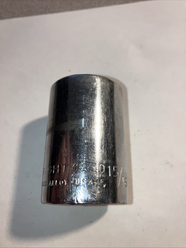 Wright Tools 6130 3/4" Drive 15/16" Socket 12 Point USA