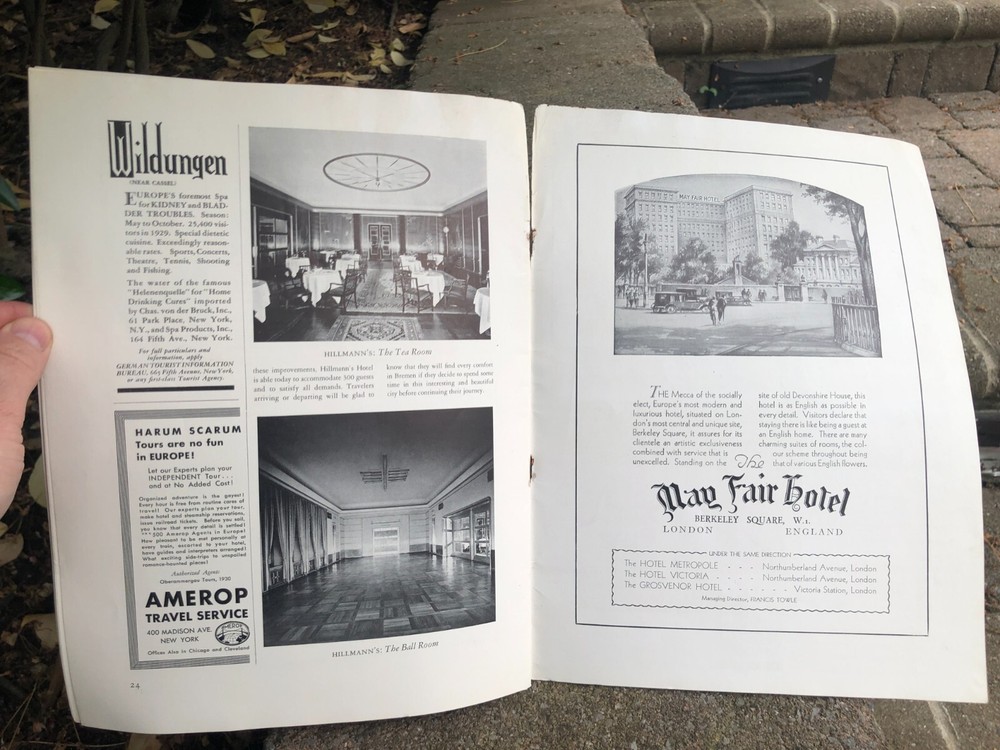 1930 North German Lloyd "Seven Seas" Brochure