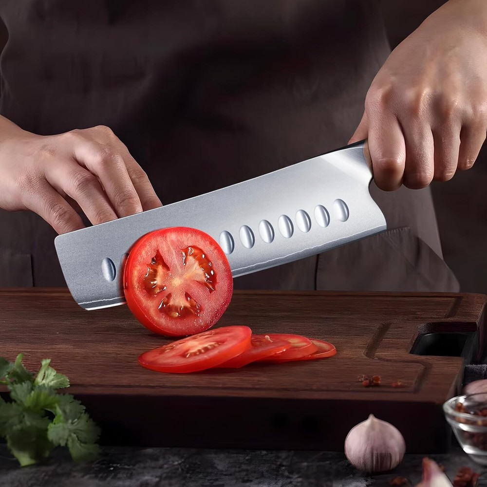 7-Inch, Multi-Purpose Meat and Vegetable Sharp Kitchen Knife