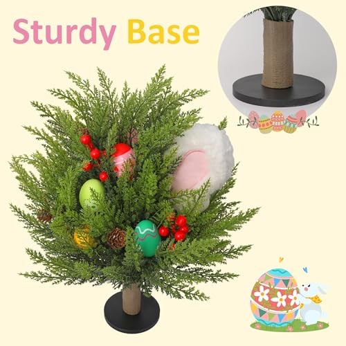 1Pcs Artificial Easter Egg Flower Table Ornaments, Easter Pastel Eggs Berry